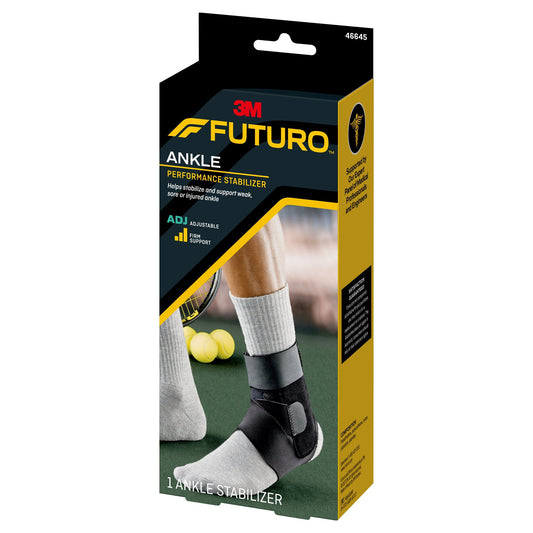 3M Futuro Ankle Performance Stabilizer, Adjustable, Adult, Black
