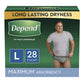 Men's Depend® FIT-FLEX® Maximum Absorbent Underwear, Large