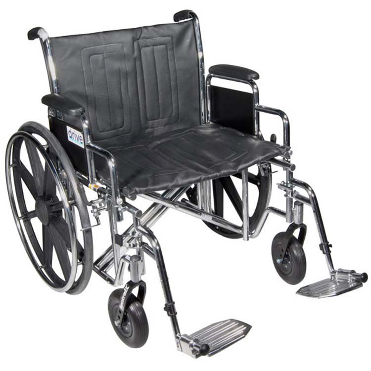 Drive™ Sentra EC HD Bariatric Wheelchair, 24-Inch Seat Width