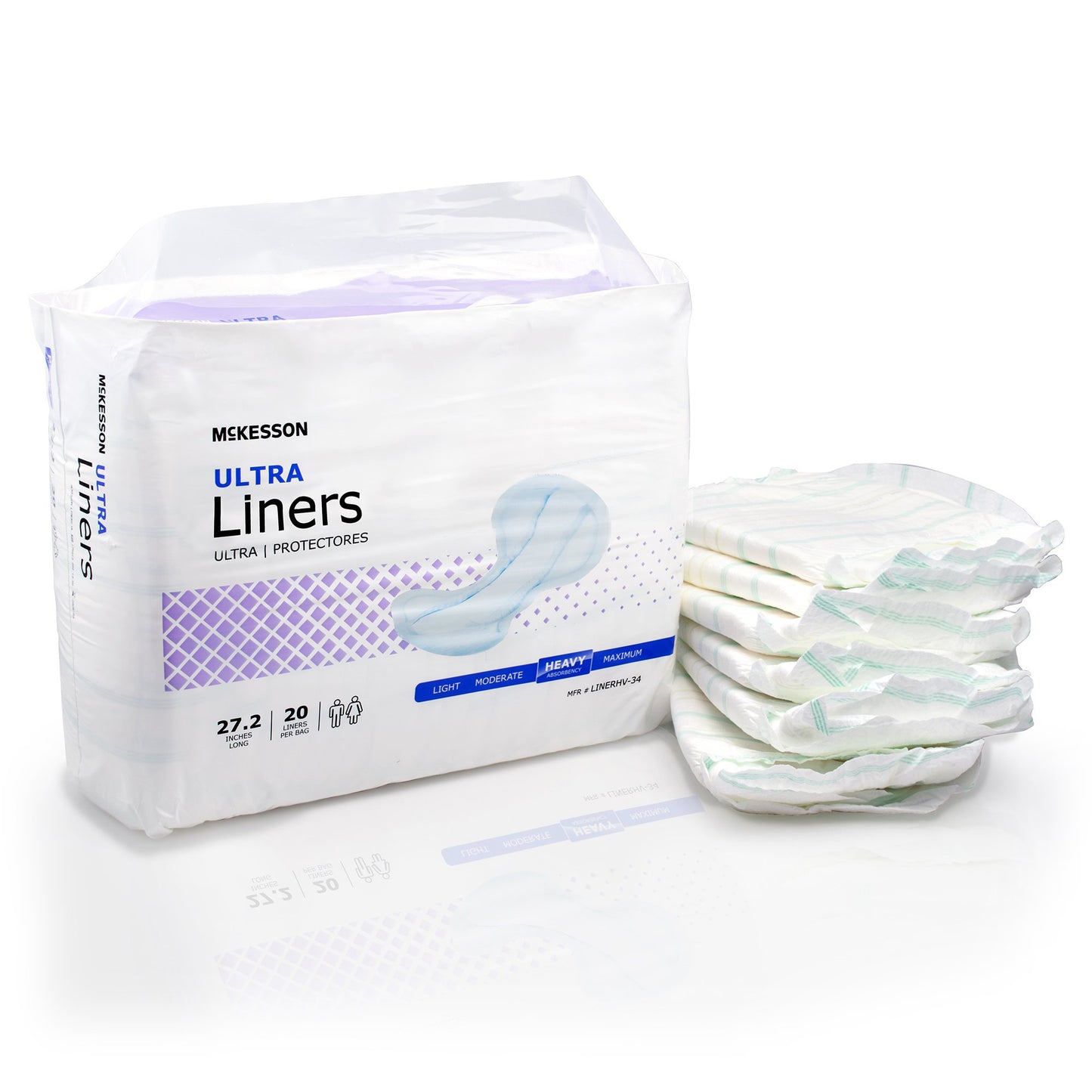 McKesson Ultra Incontinence Liner, 80 ct