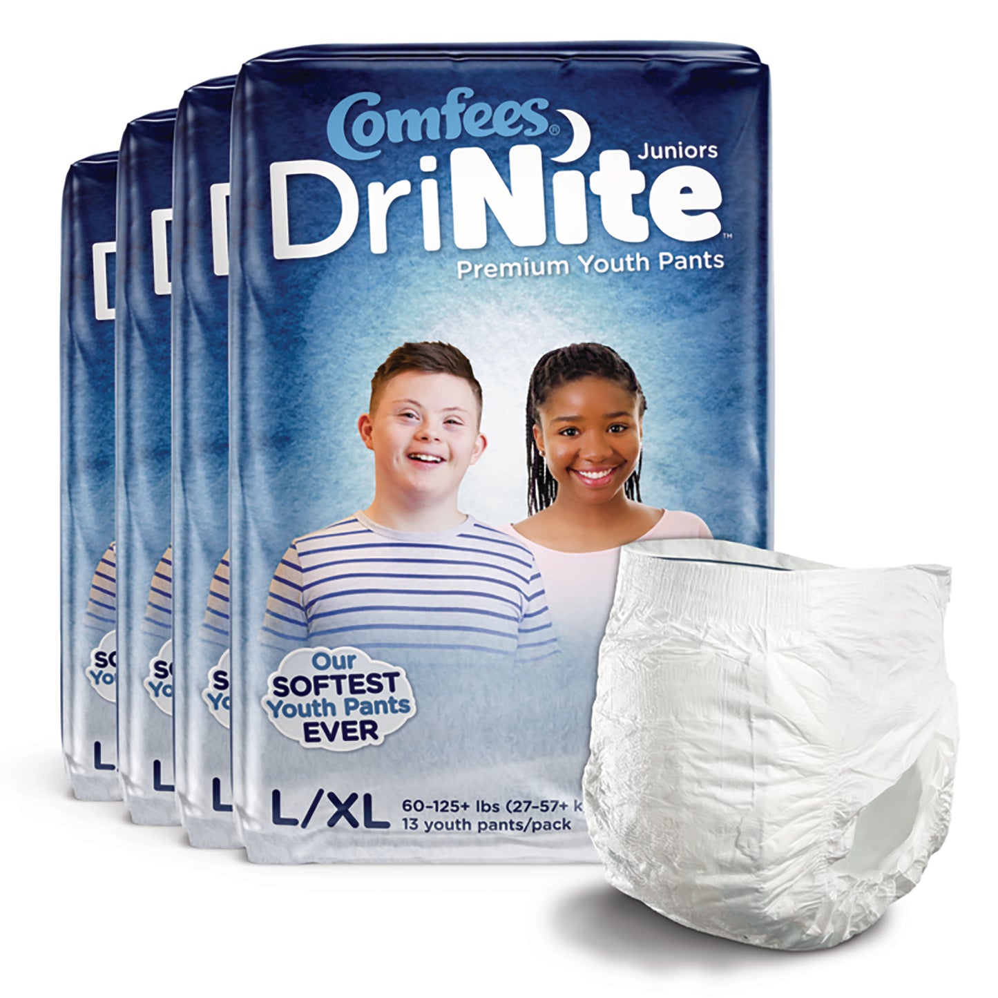 Comfees® DriNite® Juniors Absorbent Underwear, Large / XL, 13 ct