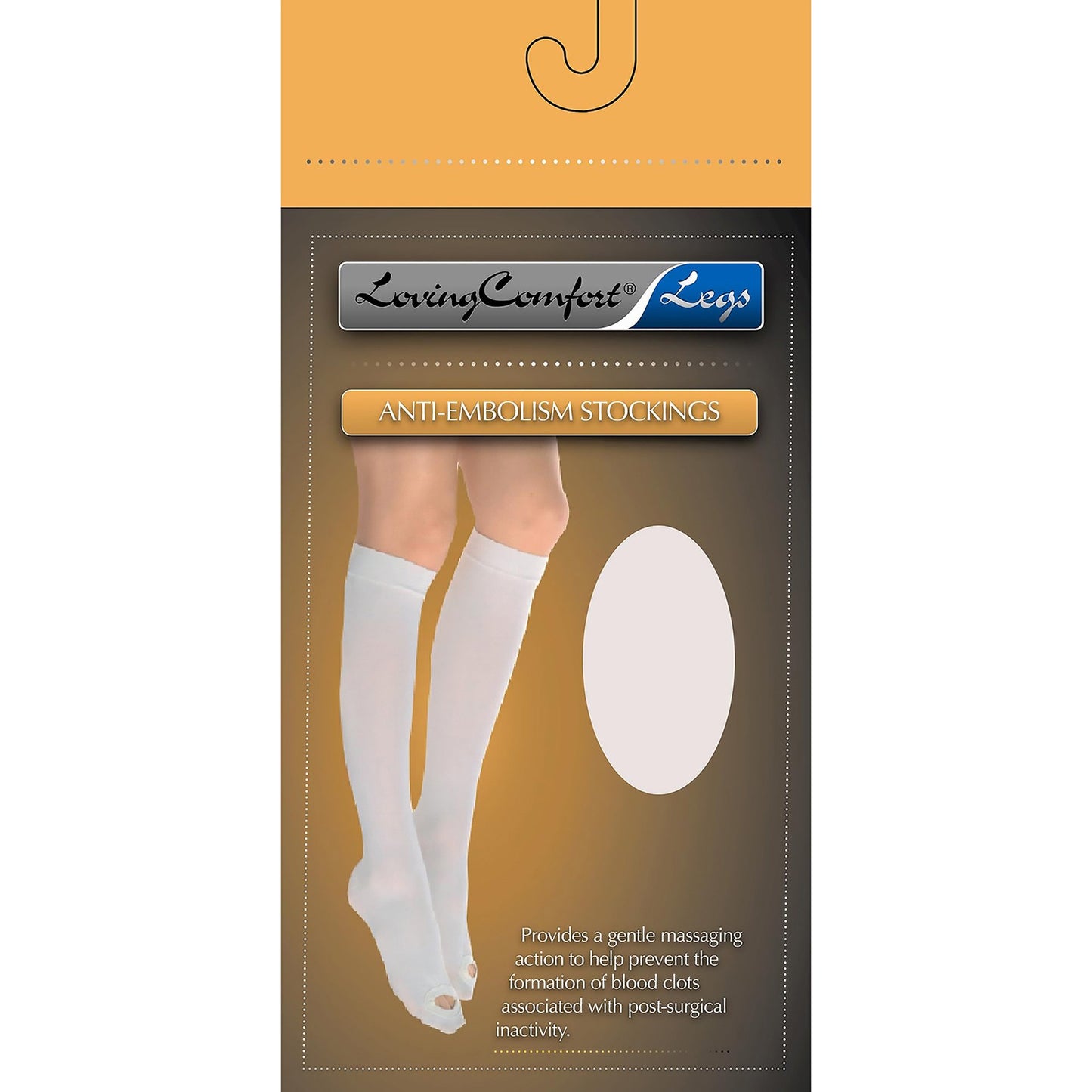 Loving Comfort® Anti-Embolism Knee-High Stockings, 2X-Large, Beige