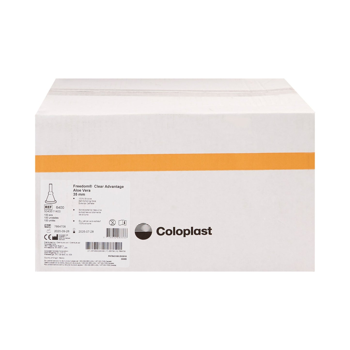 Coloplast Clear Advantage® Male External Catheter, Large