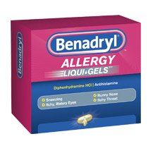 Benadryl® Allergy Relief 25 mg Strength Capsule 24 per Box
