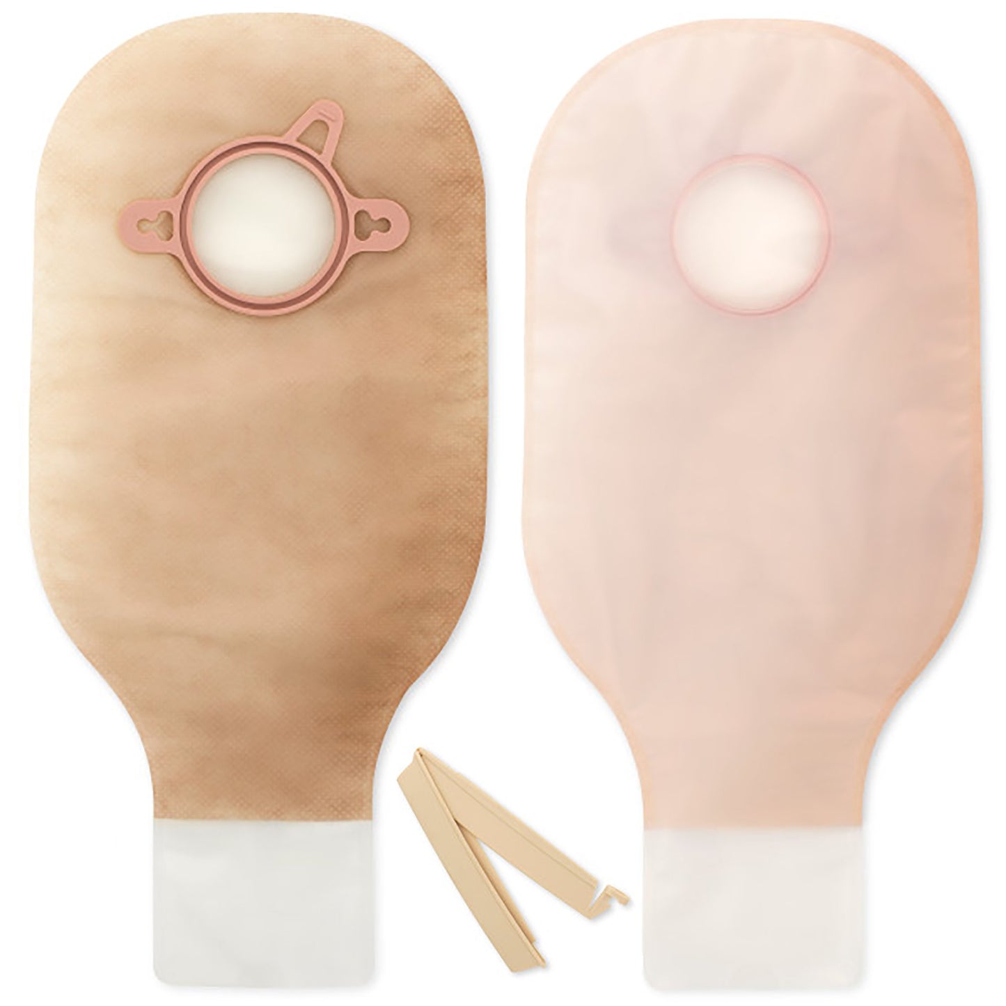 New Image™ Drainable Transparent Colostomy Pouch, 12 " Length, 2.25 " Flange