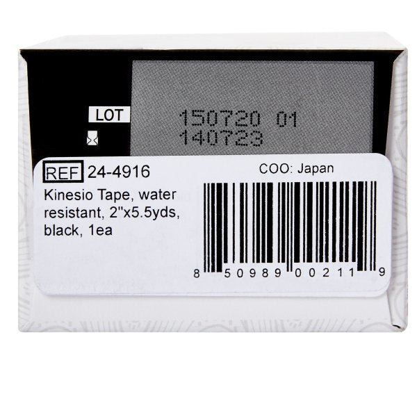 Kinesio Tex Gold Kinesiology Tape, 2 in. x 5.5 yd., Black