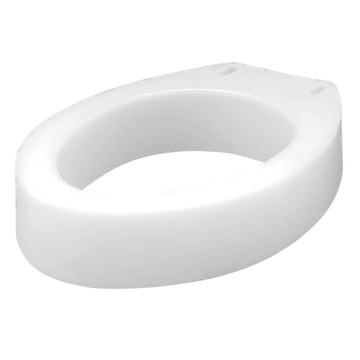 Carex Elongated Raised Toilet Seat, White, 3.5 Inches, 300 lbs. Capacity, 4 ct