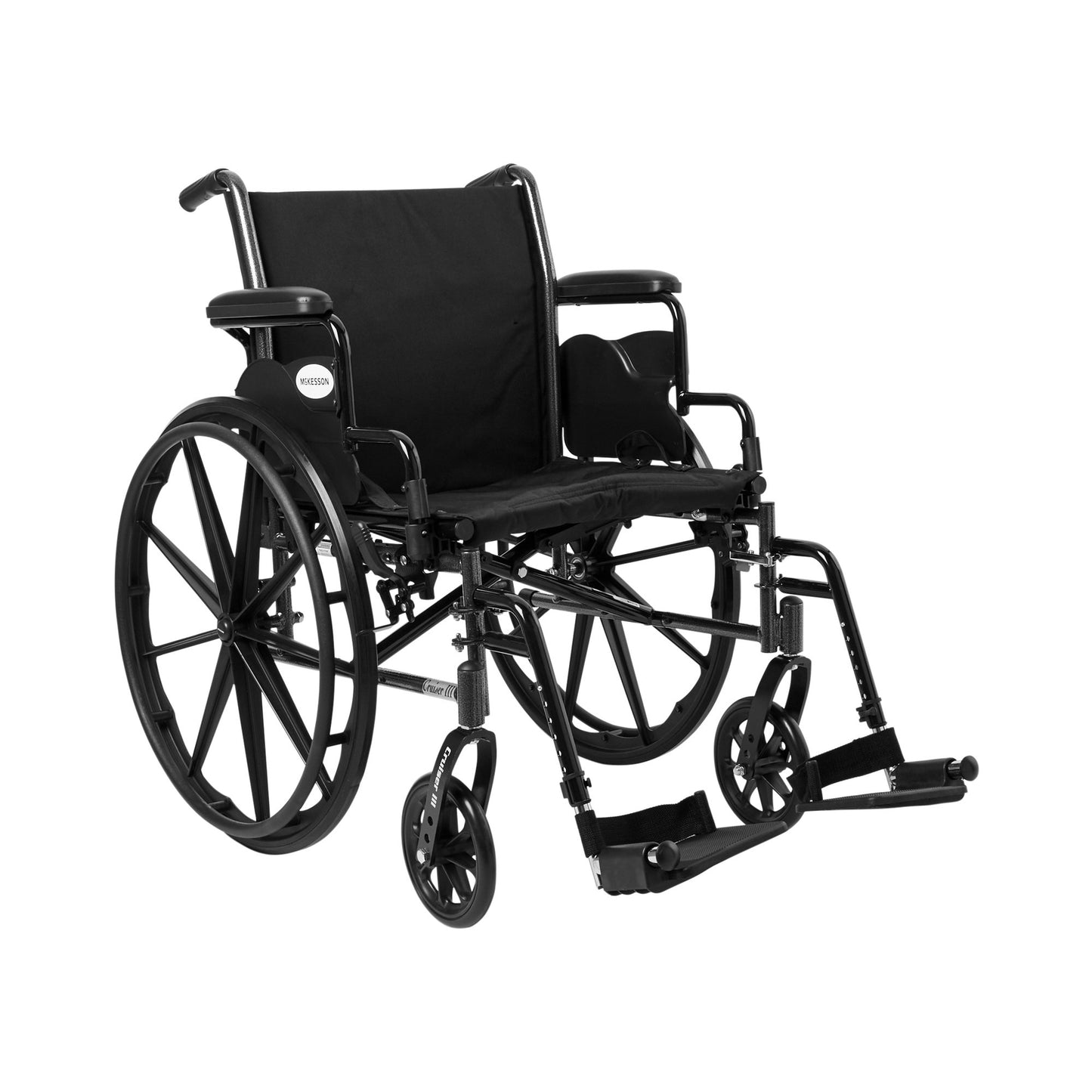 McKesson Lightweight Wheelchair, 20-Inch Seat Width
