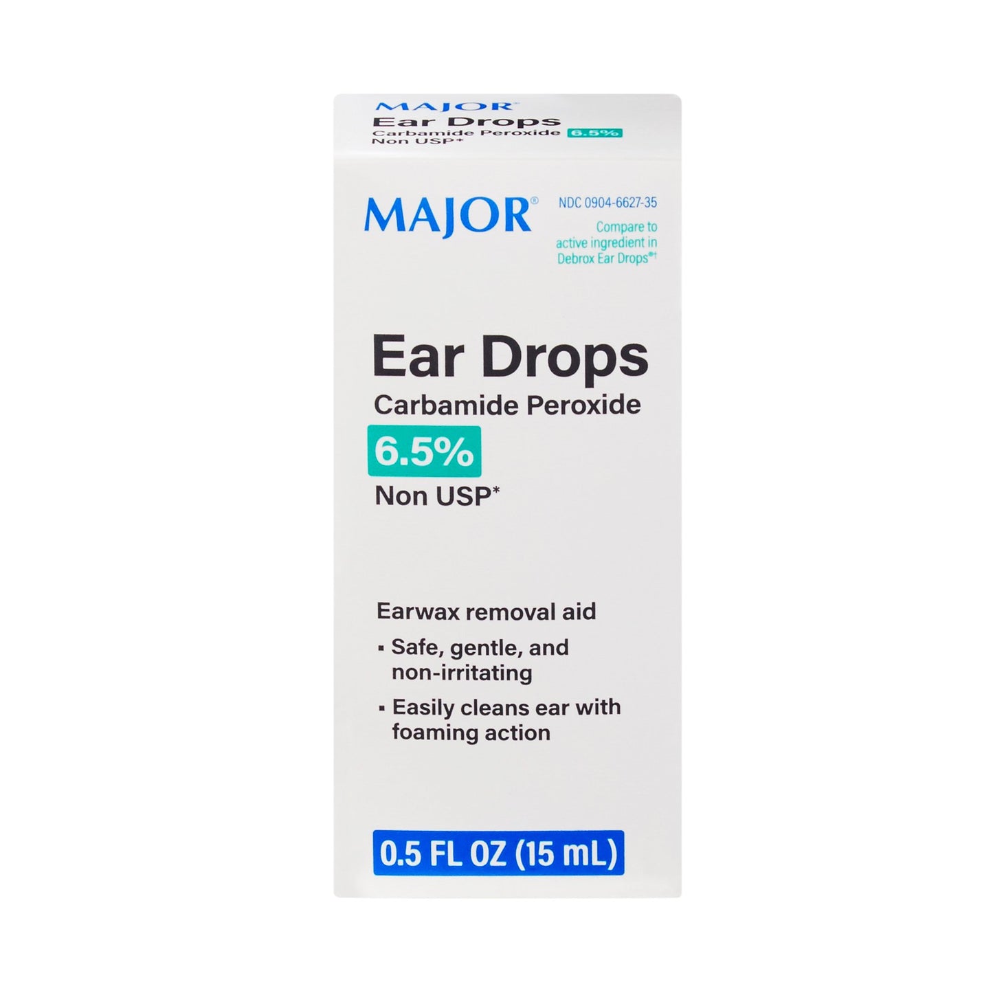 Major Earwax Remover Drops, 0.5 Fl. Oz.