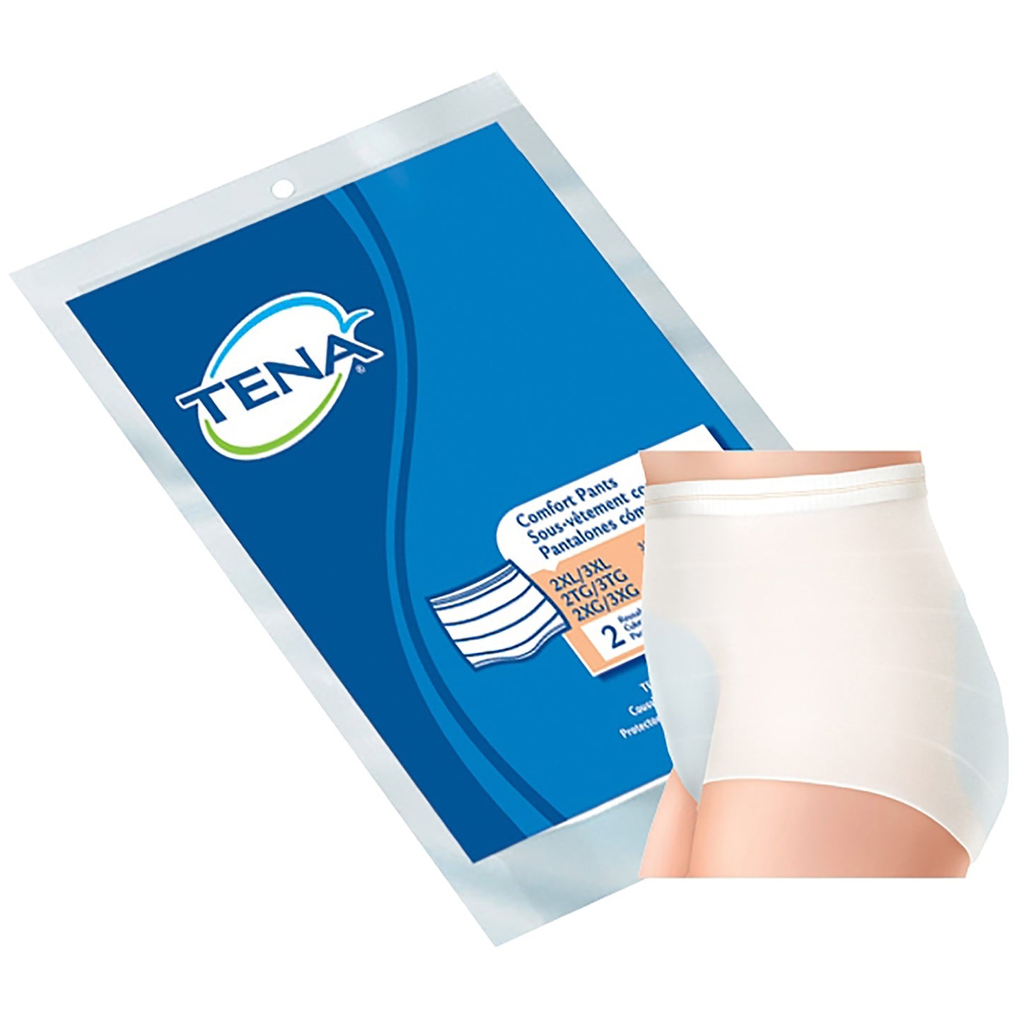 Tena® Comfort™ Unisex Knit Pant, 2X-Large / 3X-Large, 2 ct