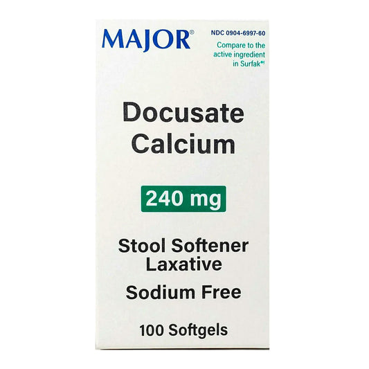 Docusate Calcium, Cap 240Mg (100/Bt), 100 ct