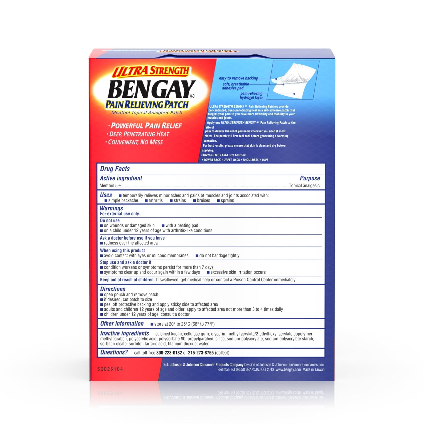 Bengay® Ultra Strength Menthol Topical Pain Relief