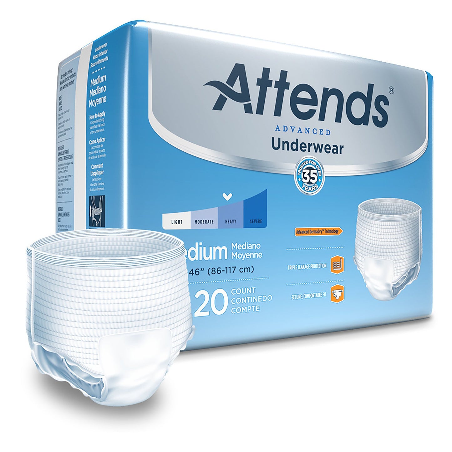 Attends® Advanced Underwear, Medium, 20 ct.