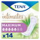 Tena® Intimates™ Maximum Bladder Control Pad, 6 x 14 Inch, 14 ct