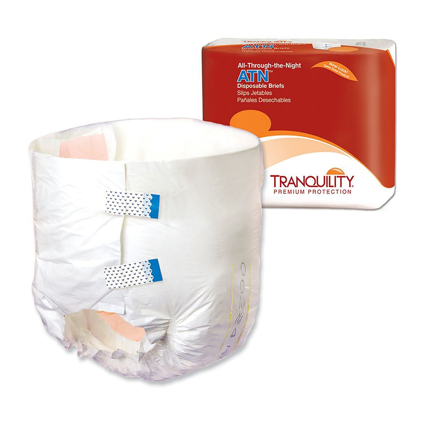 Tranquility® ATN Incontinence Brief, Large, 12 ct