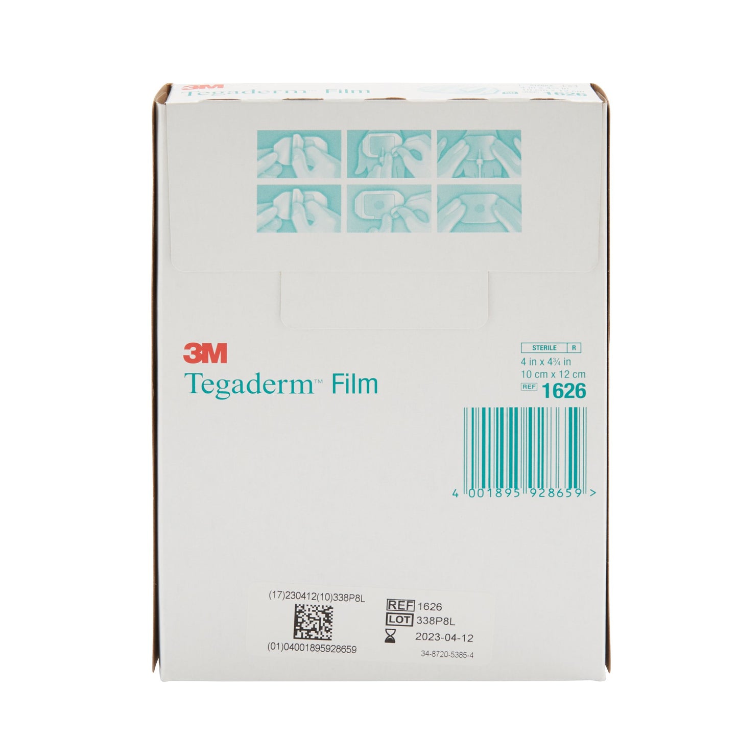 3M™ Tegaderm Transparent Film Dressing, 4 x 4-3/4 Inch