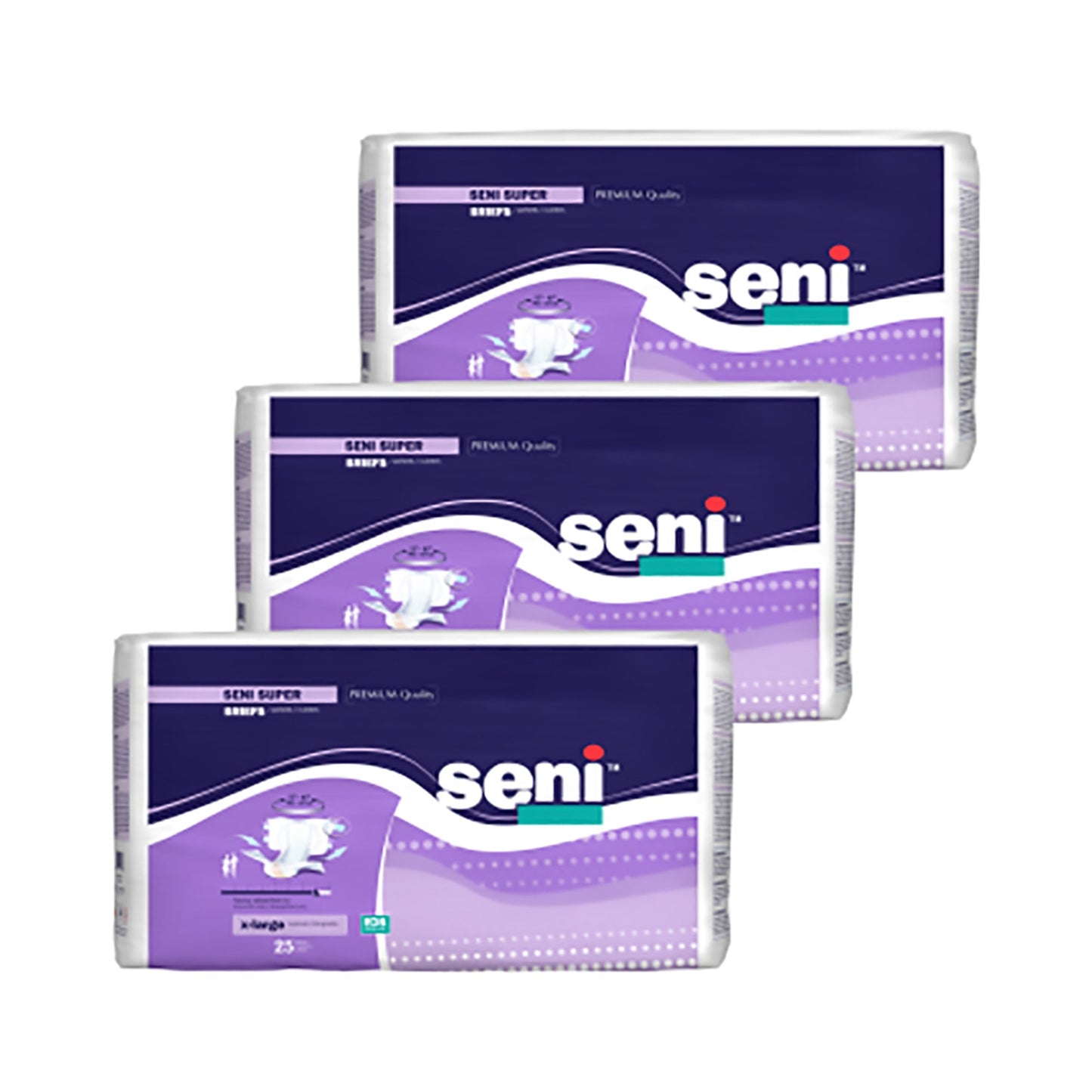 Seni® Super Heavy Absorbency Incontinence Brief, XL, 25 ct
