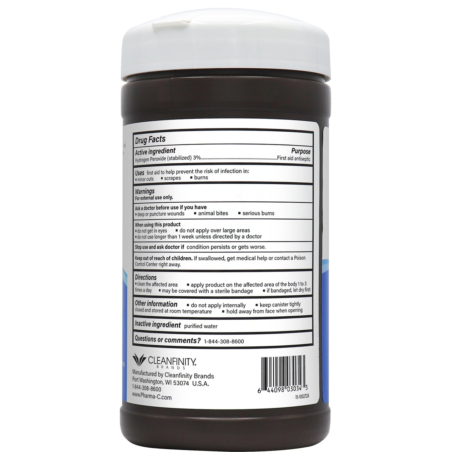 Pharma-C-Wipes® Hydrogen Peroxide Antiseptic