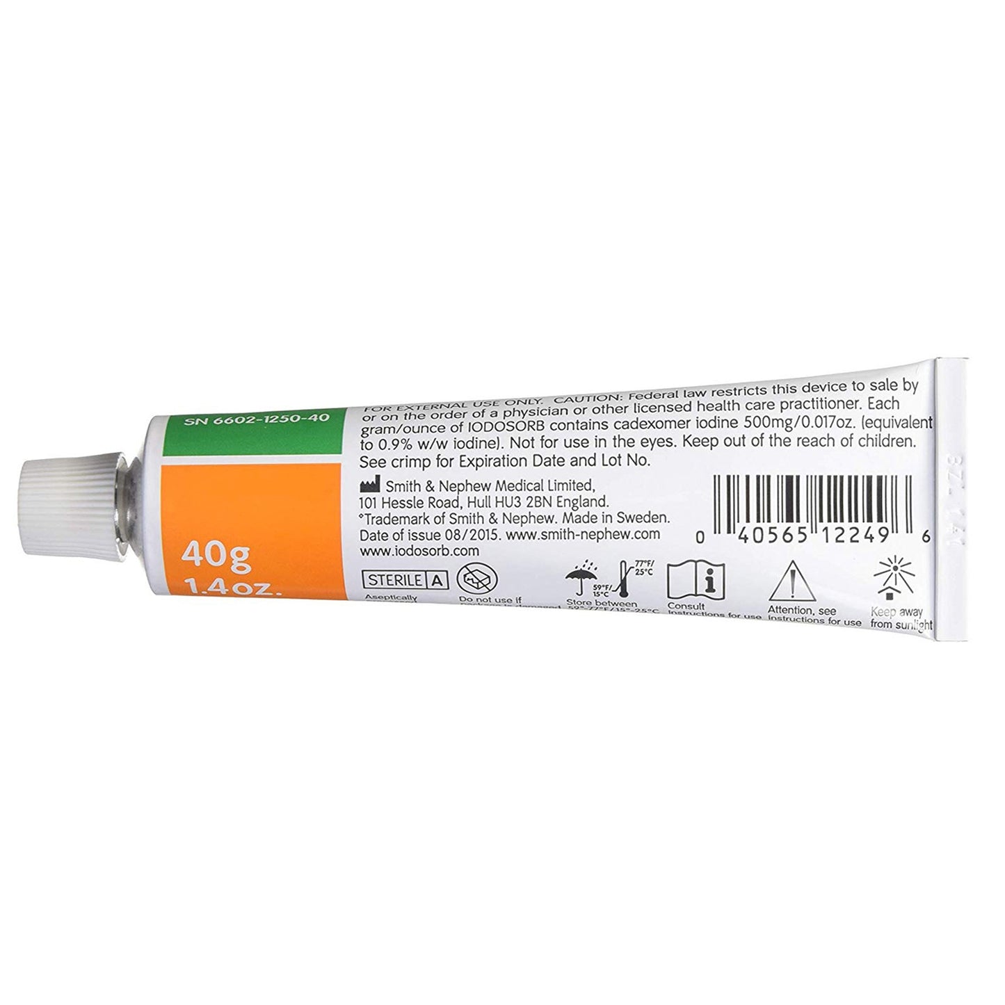 Iodosorb Antimicrobial Wound Gel, 1.4 oz.