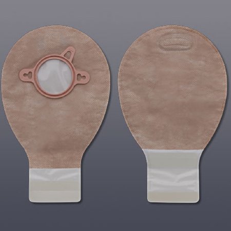 New Image™ Two-Piece Drainable Beige Filtered Ostomy Pouch, 7 Inch Length, 2.75 Inch Flange, 20 ct