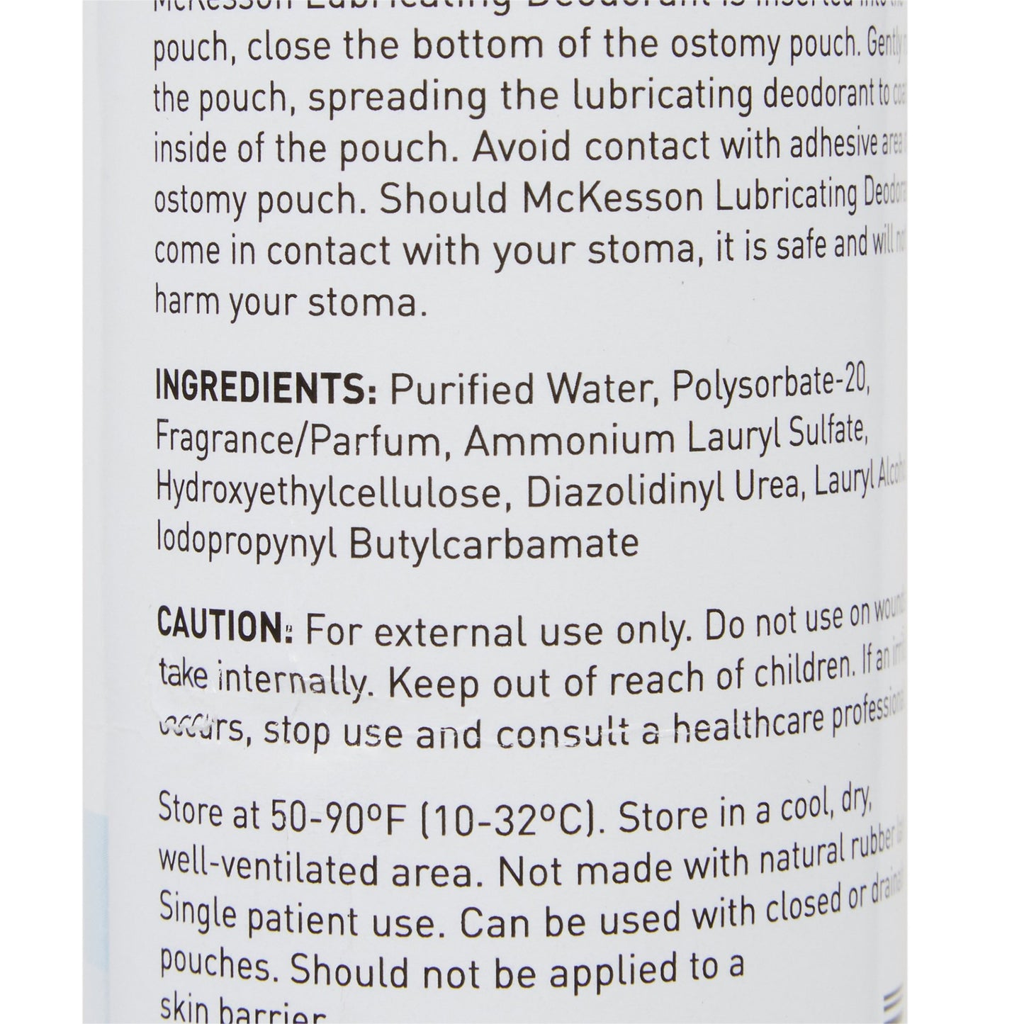 McKesson Lubricating Ostomy Appliance Deodorant Bottle, 6 ct