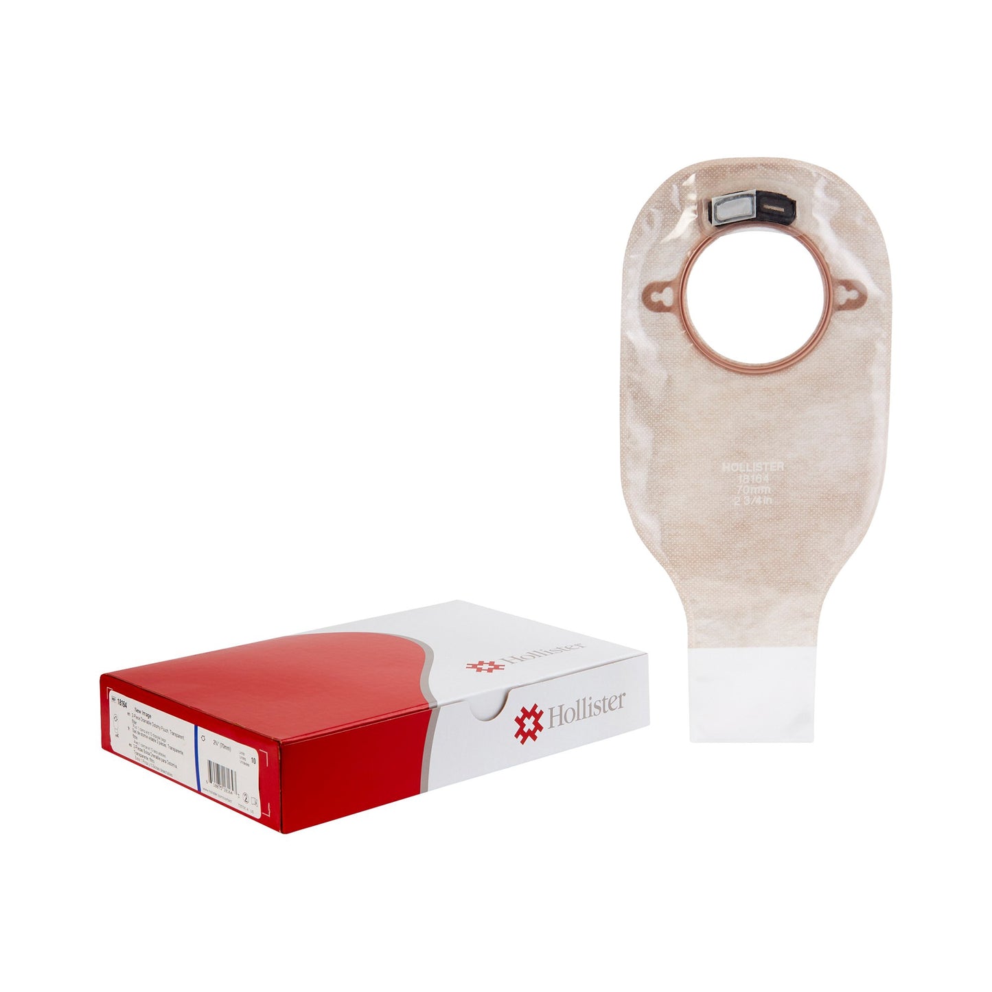 New Image™ Two-Piece Drainable Transparent Filtered Ostomy Pouch, 12 " Length, 2.75 " Flange