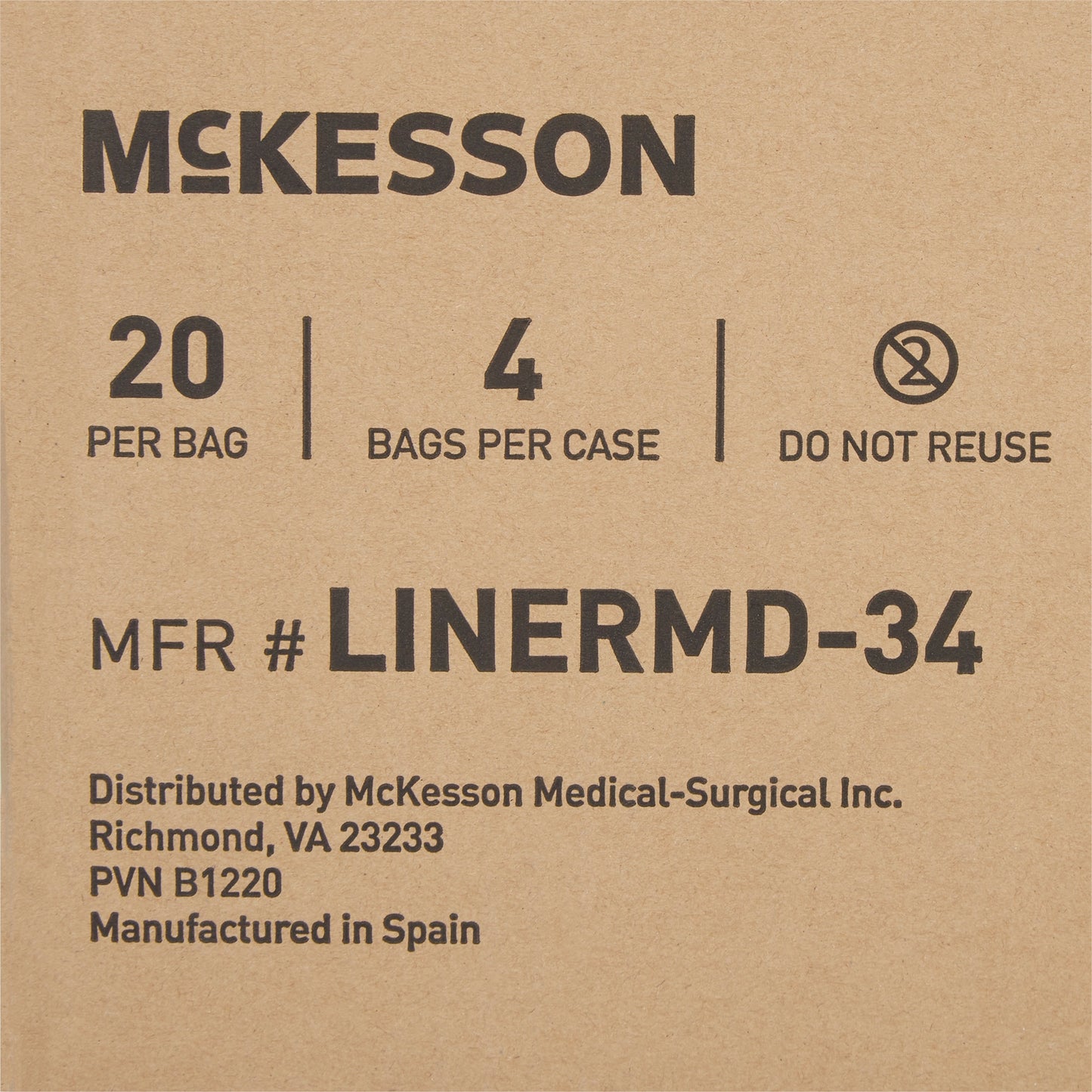 McKesson Super Incontinence Liner, 20 ct
