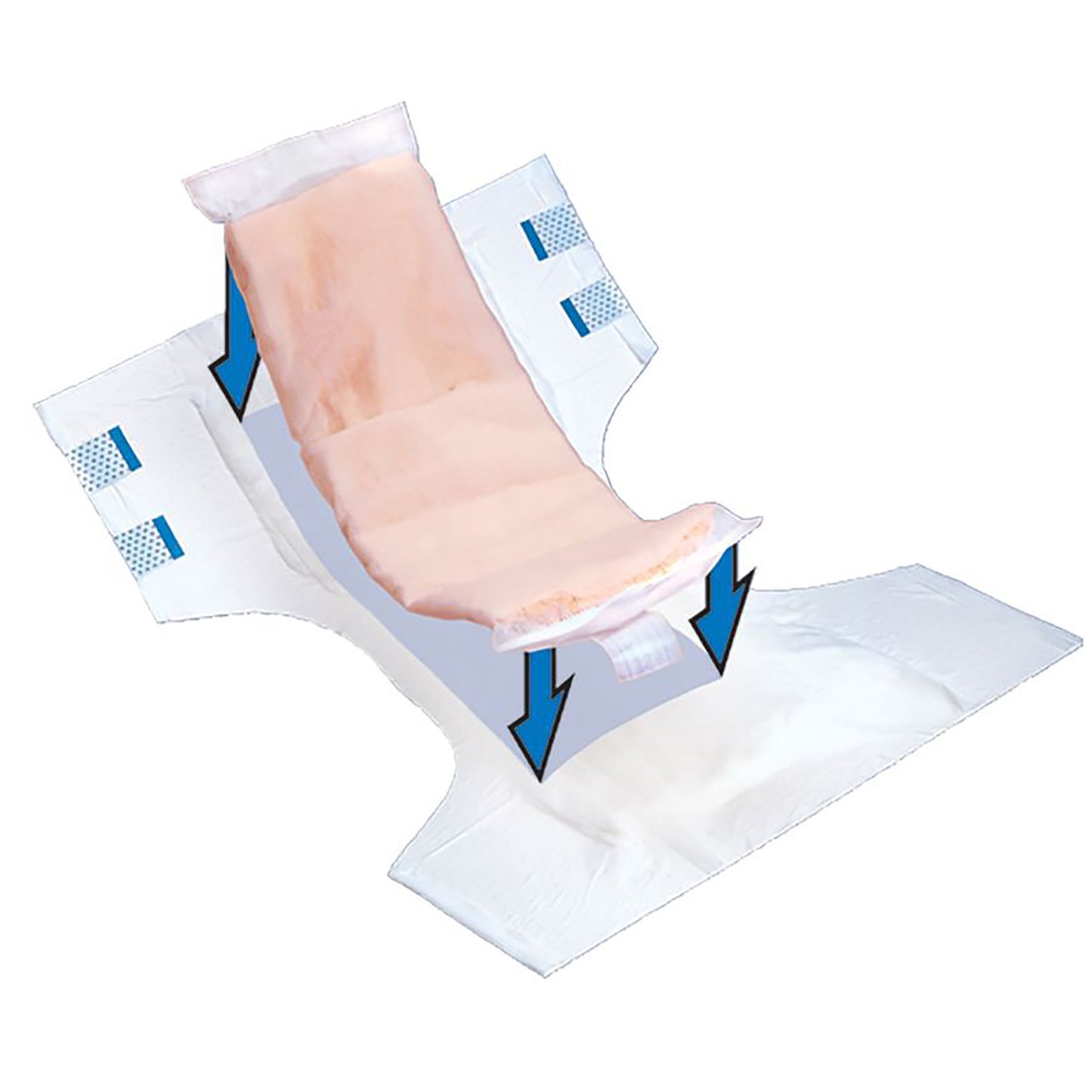 TopLiner™ Added Absorbency Incontinence Booster Pad, 2.75 x 14 ", 25 ct