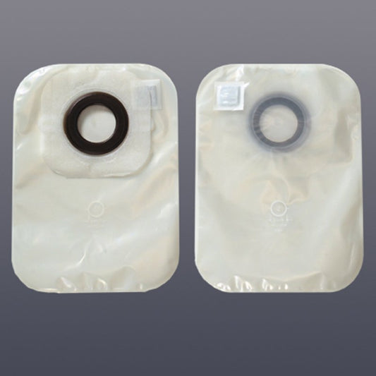 Karaya 5 One-Piece Closed End Transparent Colostomy Pouch, 12 Inch Length, 1-1/8 Inch Stoma, 30 ct