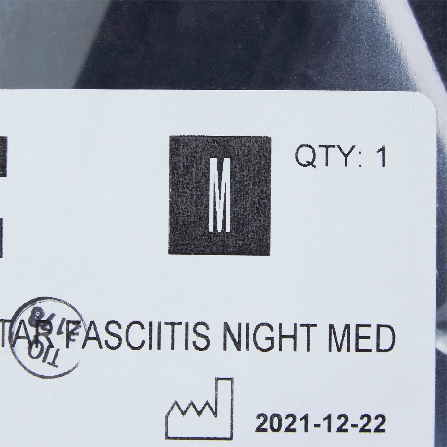 McKesson Adjustable Flexion Straps with Toe Wedge Plantar Fasciitis Night Splint, Medium