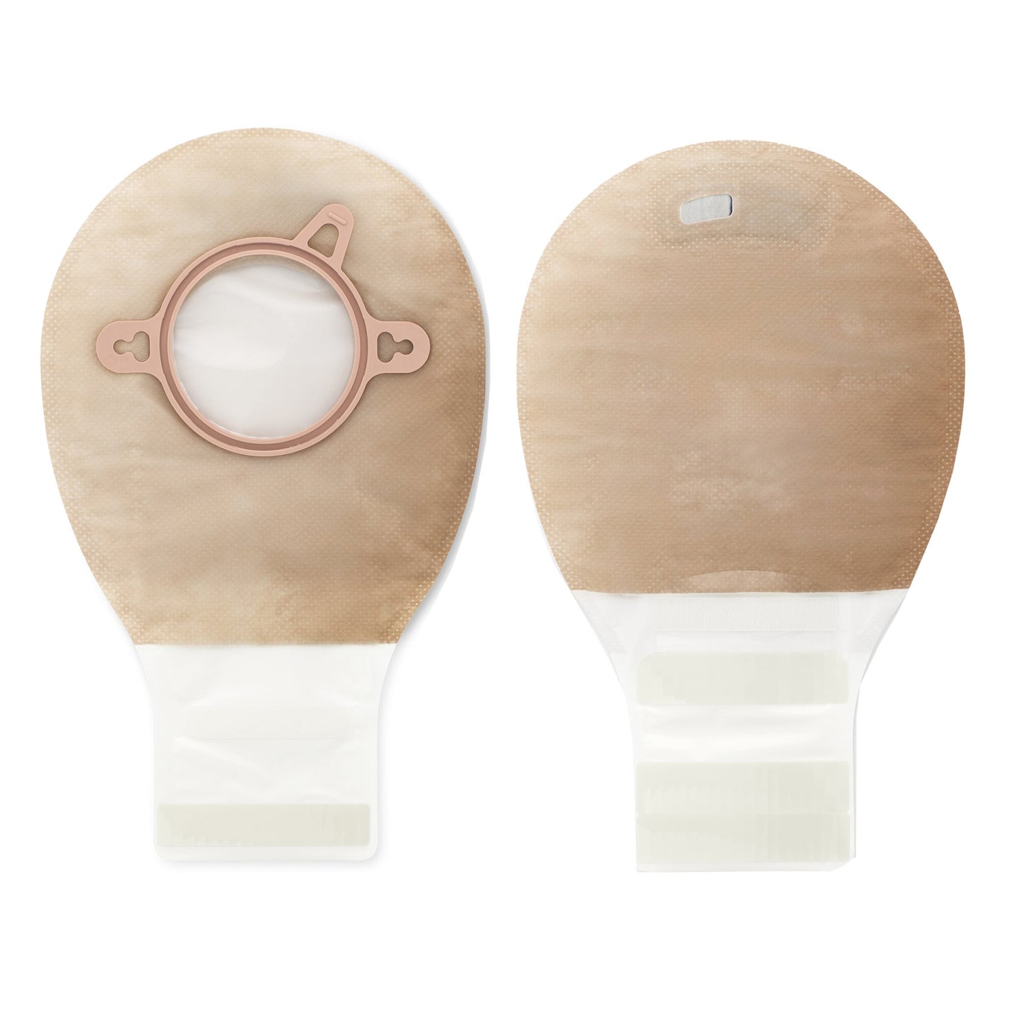 New Image™ Two-Piece Drainable Beige Filtered Ostomy Pouch, 7 Inch Length, 2.25 Inch Flange, 20 ct