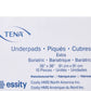 TENA Underpad Extra, 36" x 36", Disposable, Light Absorbency