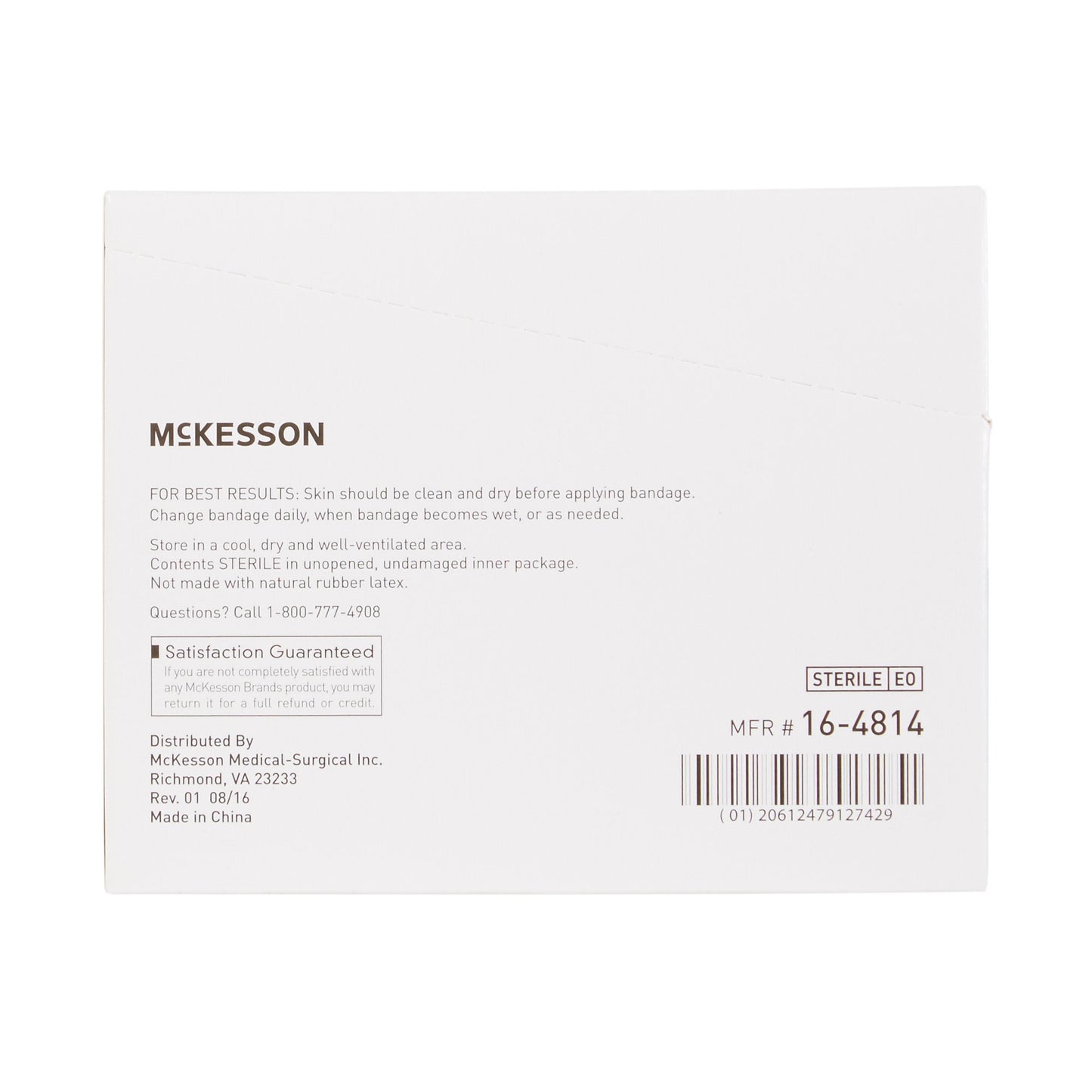 McKesson Knuckle Tan Adhesive Strip, 1-1/2 x 3 Inch, 100 ct