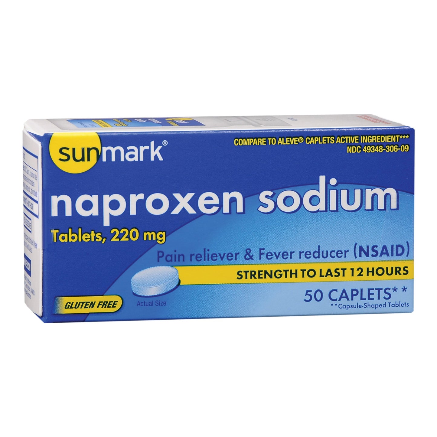 Sunmark® Naproxen Sodium Pain Relief, 50 ct