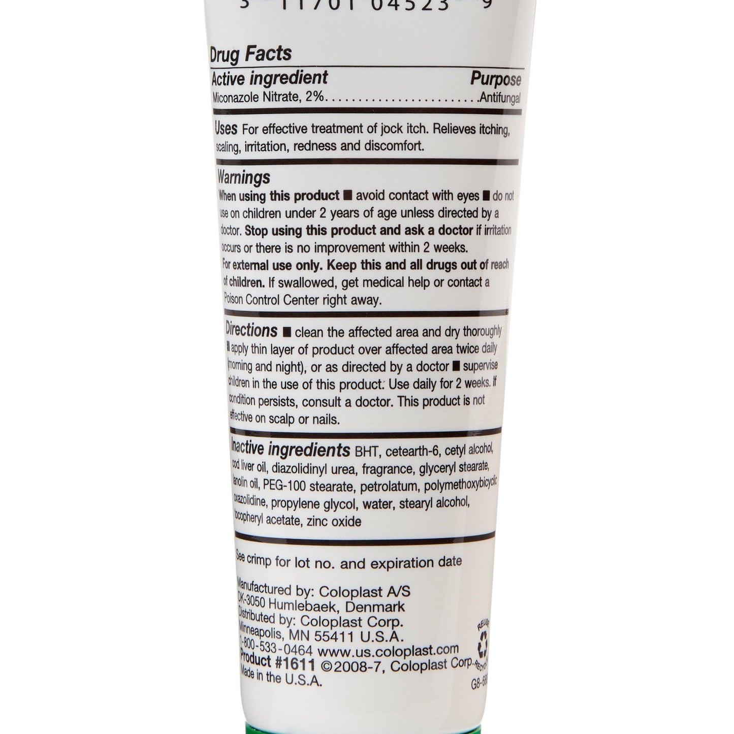 Skin Protectant Baza Antifungal Scented Cream, CHG Compatible, 2 Oz Tube, 12 tubes