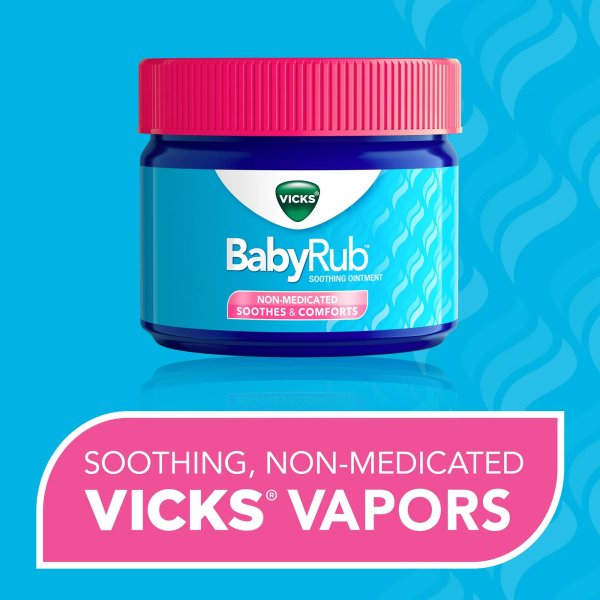 Vicks BabyRub Chest Rub Soothing Ointment, 1.7 fl. oz.