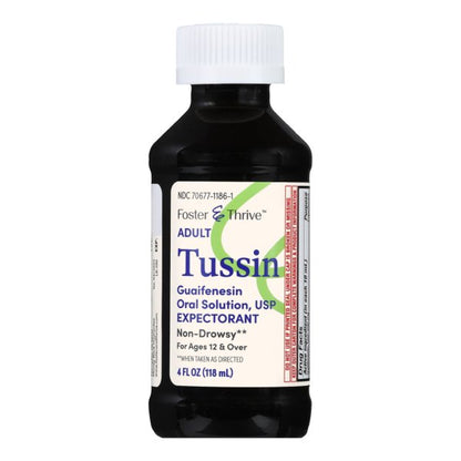 Foster & Thrive Tussin Cold and Cough Relief, 4 oz.