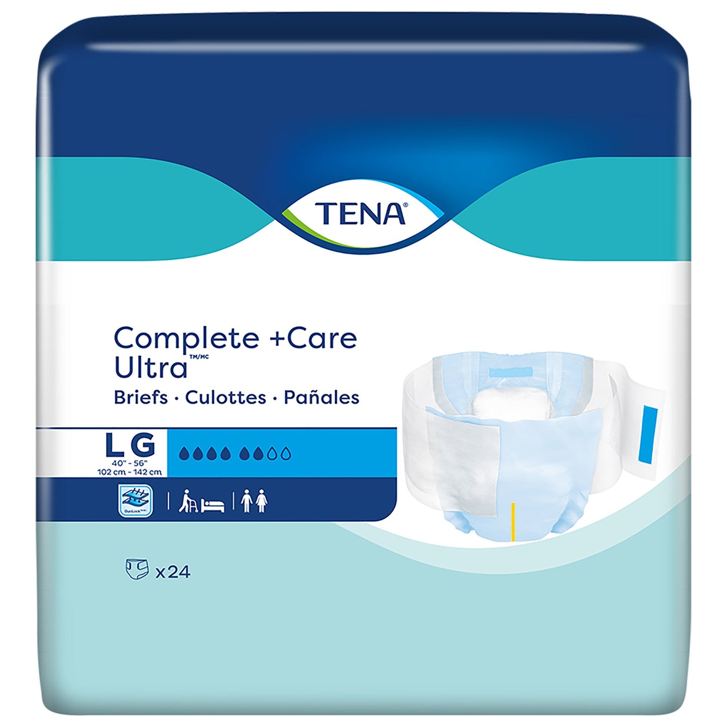 Tena® Complete Ultra™ Incontinence Brief, Large