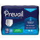 Prevail® Men's Daily Underwear Maximum Absorbent Underwear, Large / XL, 72 ct