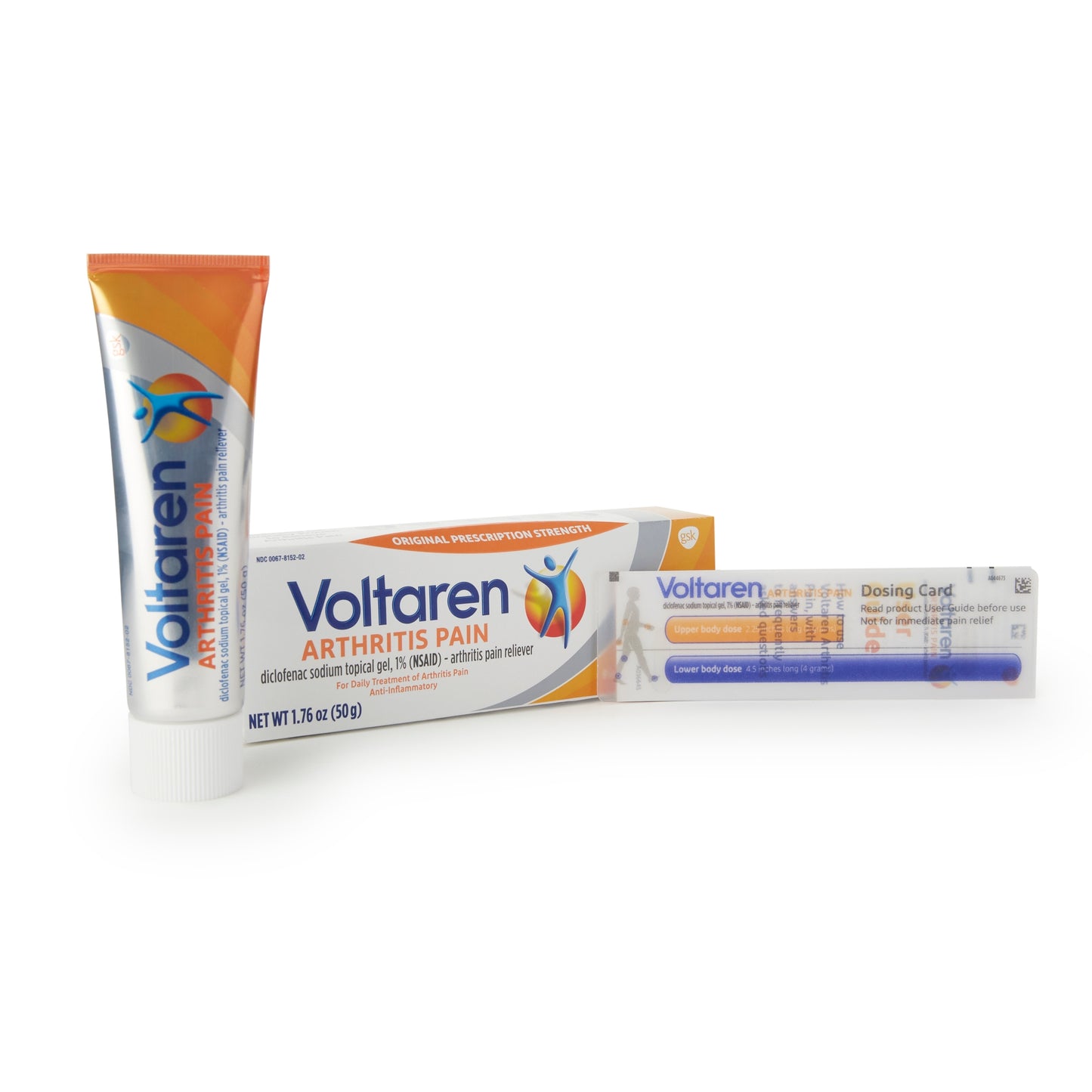 Voltaren Arthritis Pain Relief Topical Gel, 1% Diclofenac Sodium, 1.76 oz.