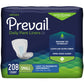 Prevail® Daily Pant Liners Light to Moderate Bladder Control Pad, 12.5" Length, 208 ct