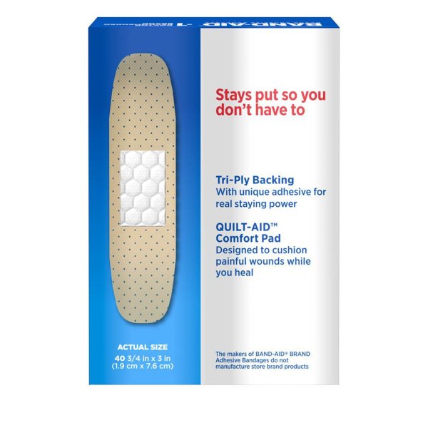 Band-Aid Tru-Stay Sheer Adhesive Bandages, 40 ct.