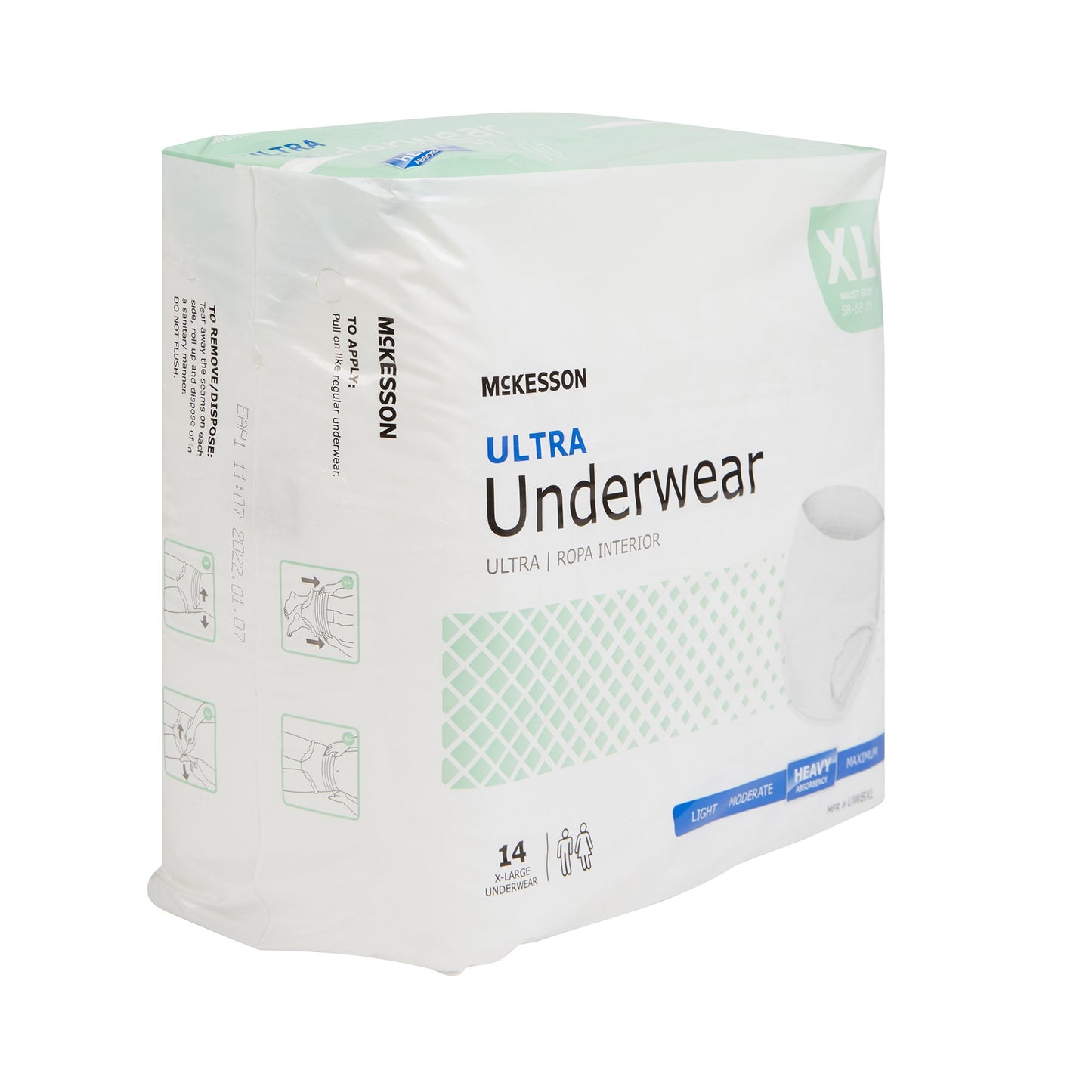 McKesson Ultra Heavy Absorbent Underwear, X-Large, 14 ct