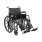 McKesson Wheelchair, 20 Inch Seat Width, Legrest