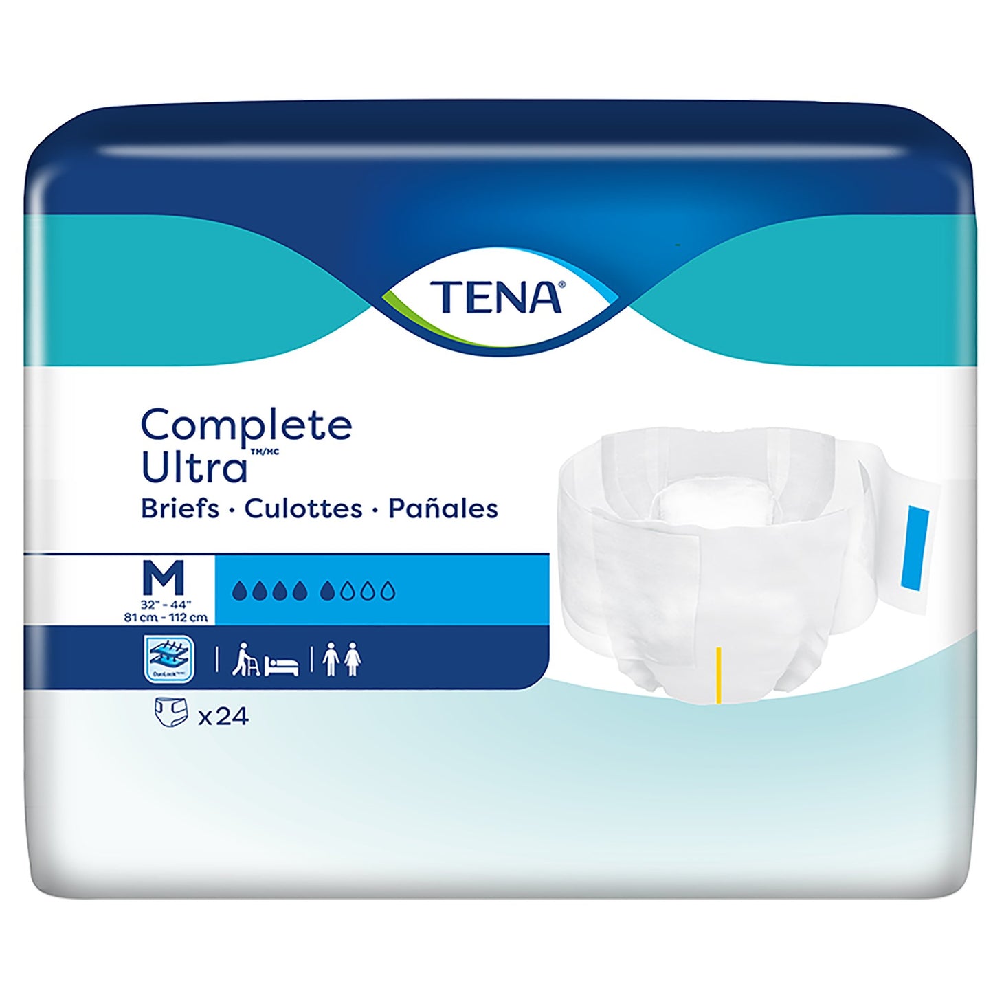 Tena® Complete Ultra™ Incontinence Brief, Medium, 24 ct