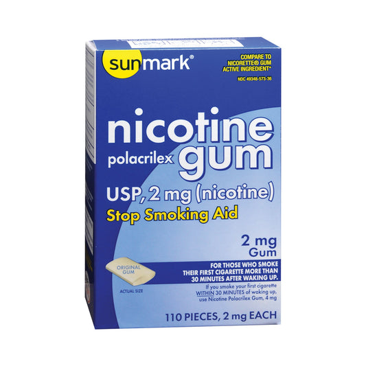 Sunmark® Nicotine Polacrilex Stop Smoking Aid, 110 ct