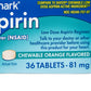 Sunmark® Low Dose Aspirin Pain Relief, 36 ct
