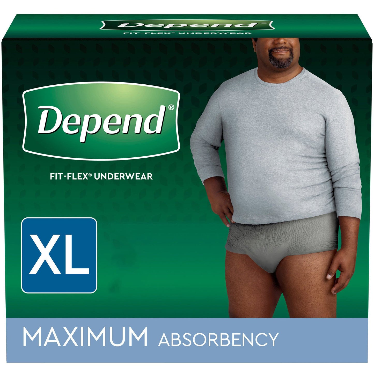 Depend® FIT-FLEX® Male Absorbent Underwear, X-Large, 26 ct