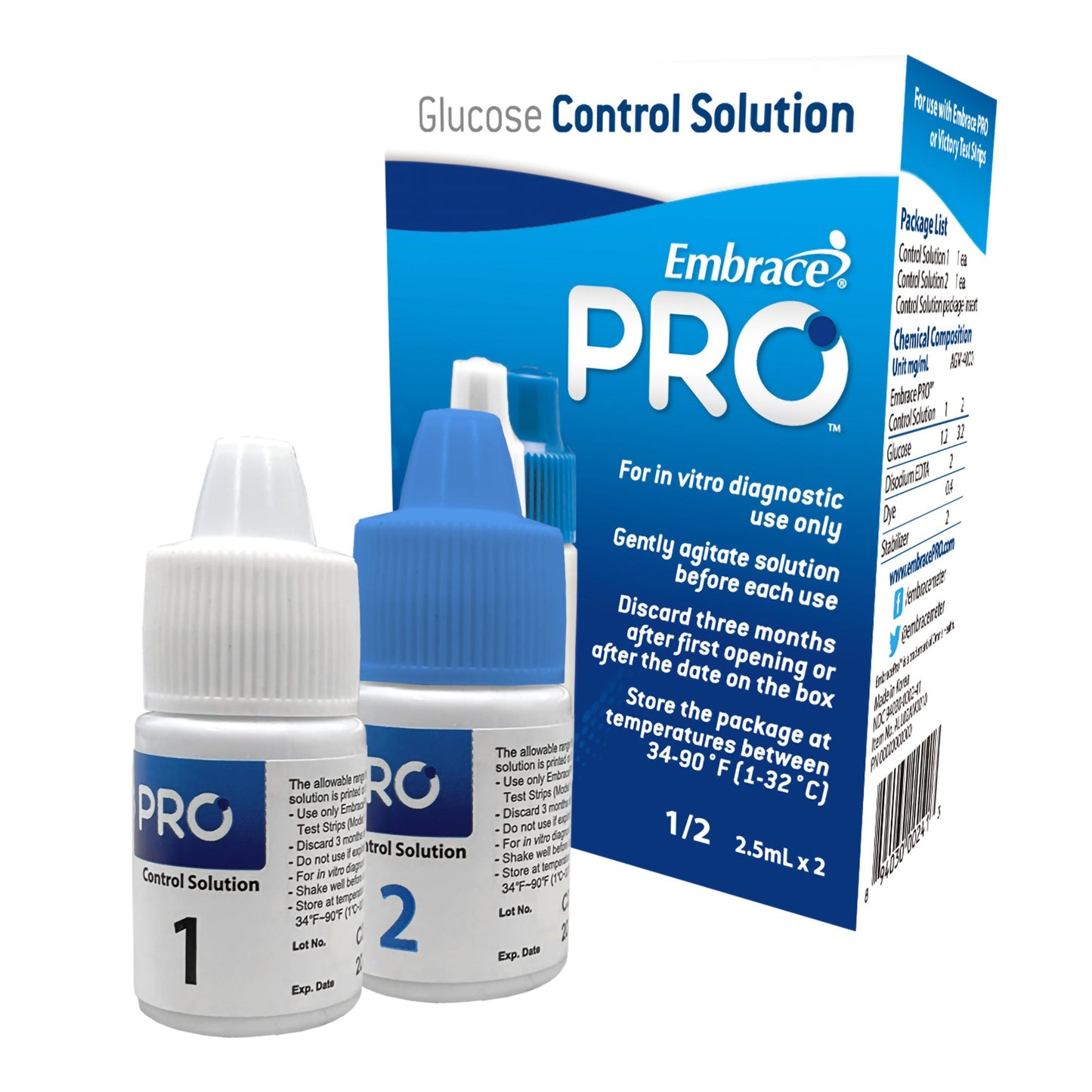 Embrace® Pro Control Solution Level 1 & 2