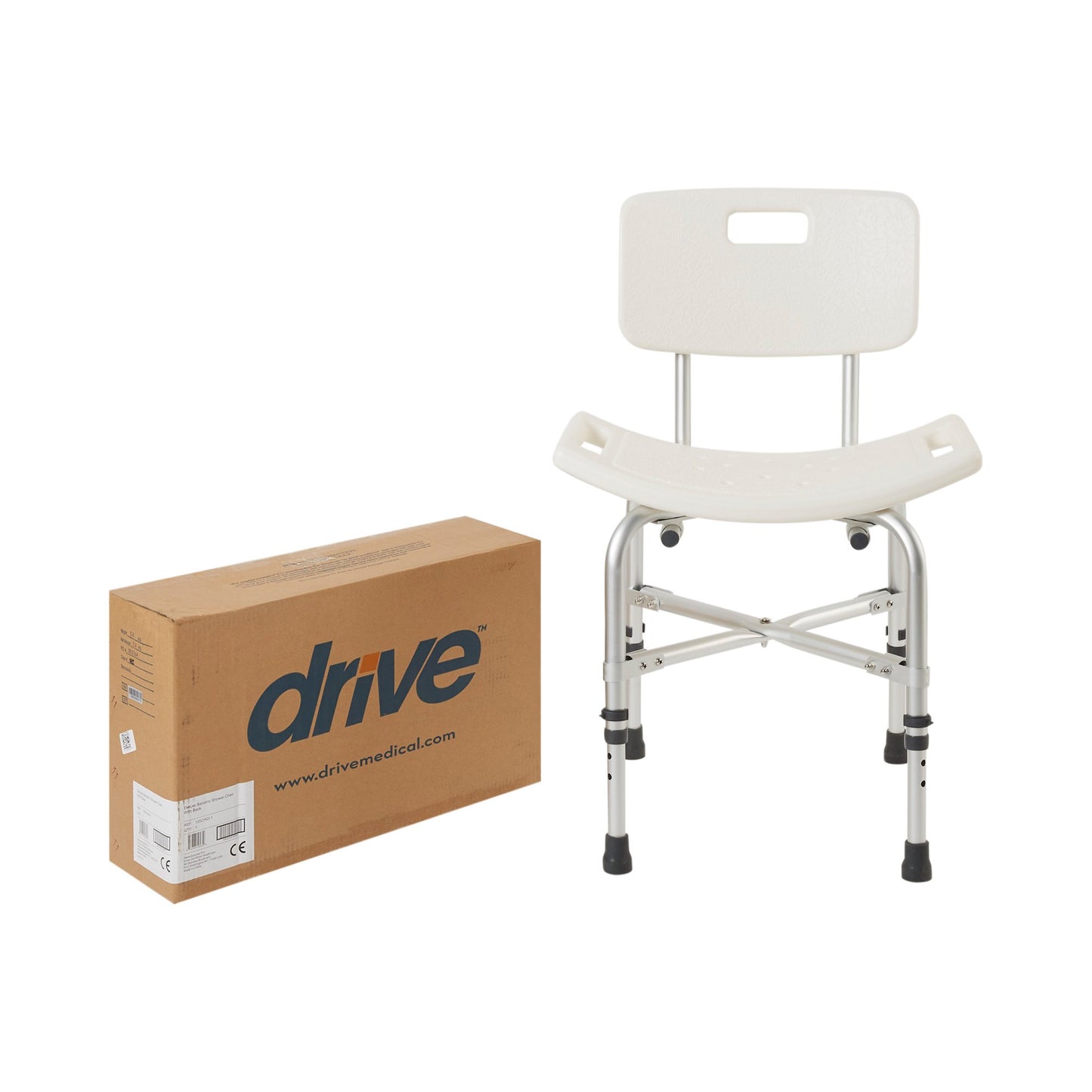 Drive™ Deluxe Bariatric Shower Chair with Cross-Frame Brace